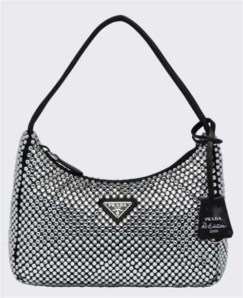 rhinestone Prada bag